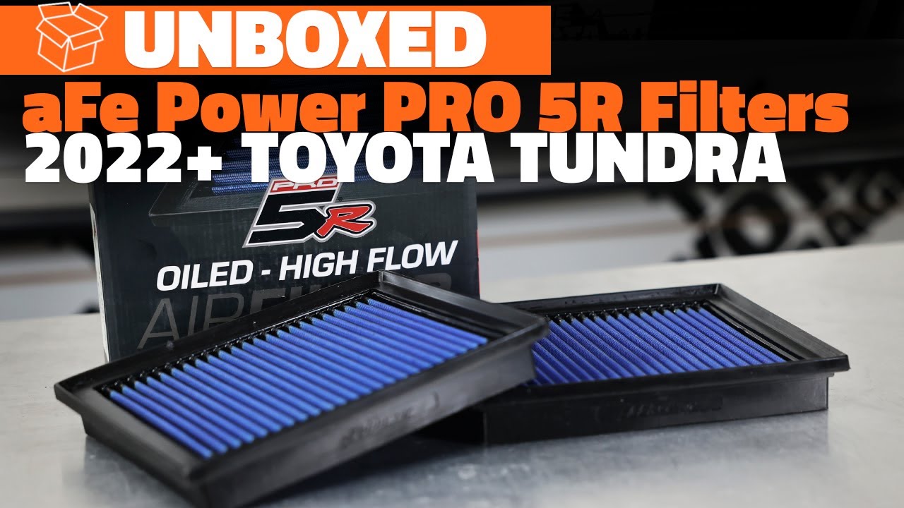 Unboxed | aFe Power Magnum Flow Pro 5R Air Filters 2022+ Toyota Tundra / 2023+ Toyota Sequoia