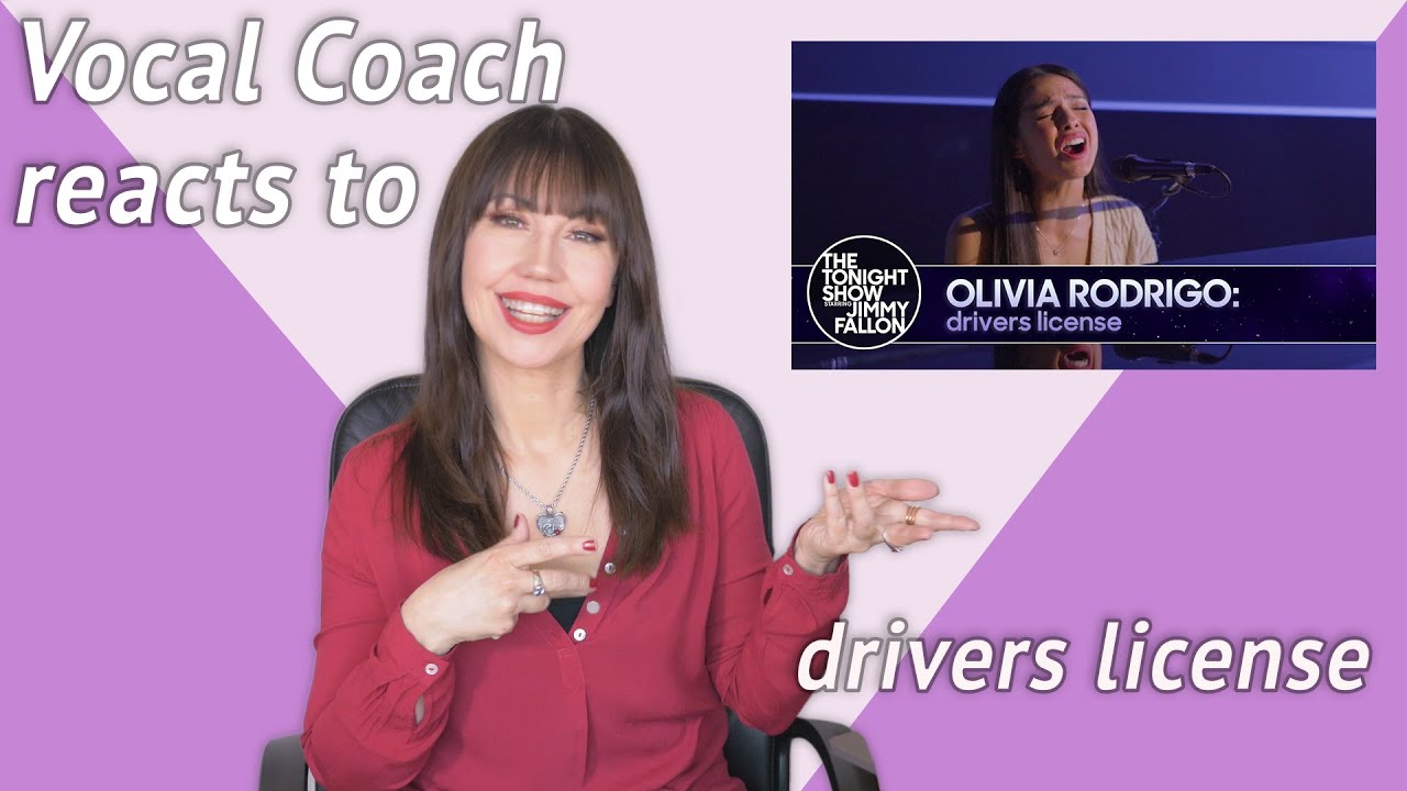 Vocal Coach Reacts to 'drivers license' - Olivia Rodrigo [The Tonight Show star. Jimmy Fallon 2021]