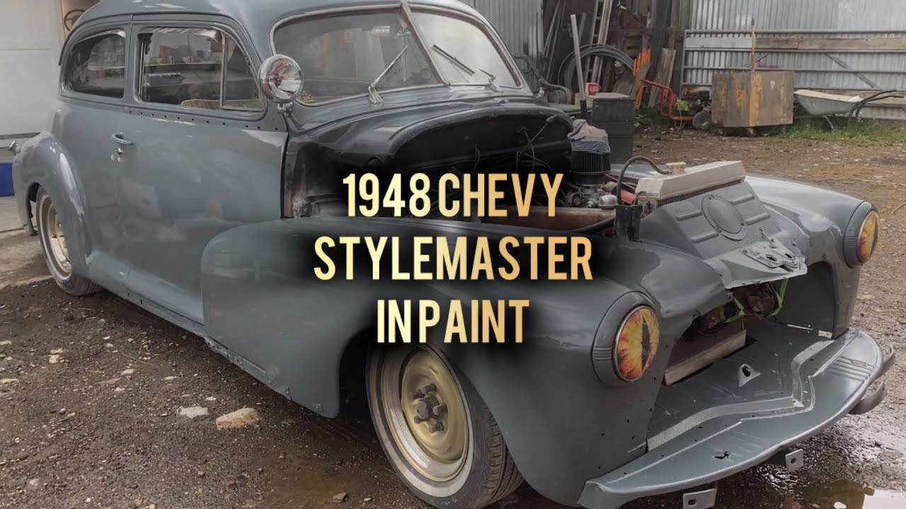 1948 Chevy Stylemaster Paint At Last!!!