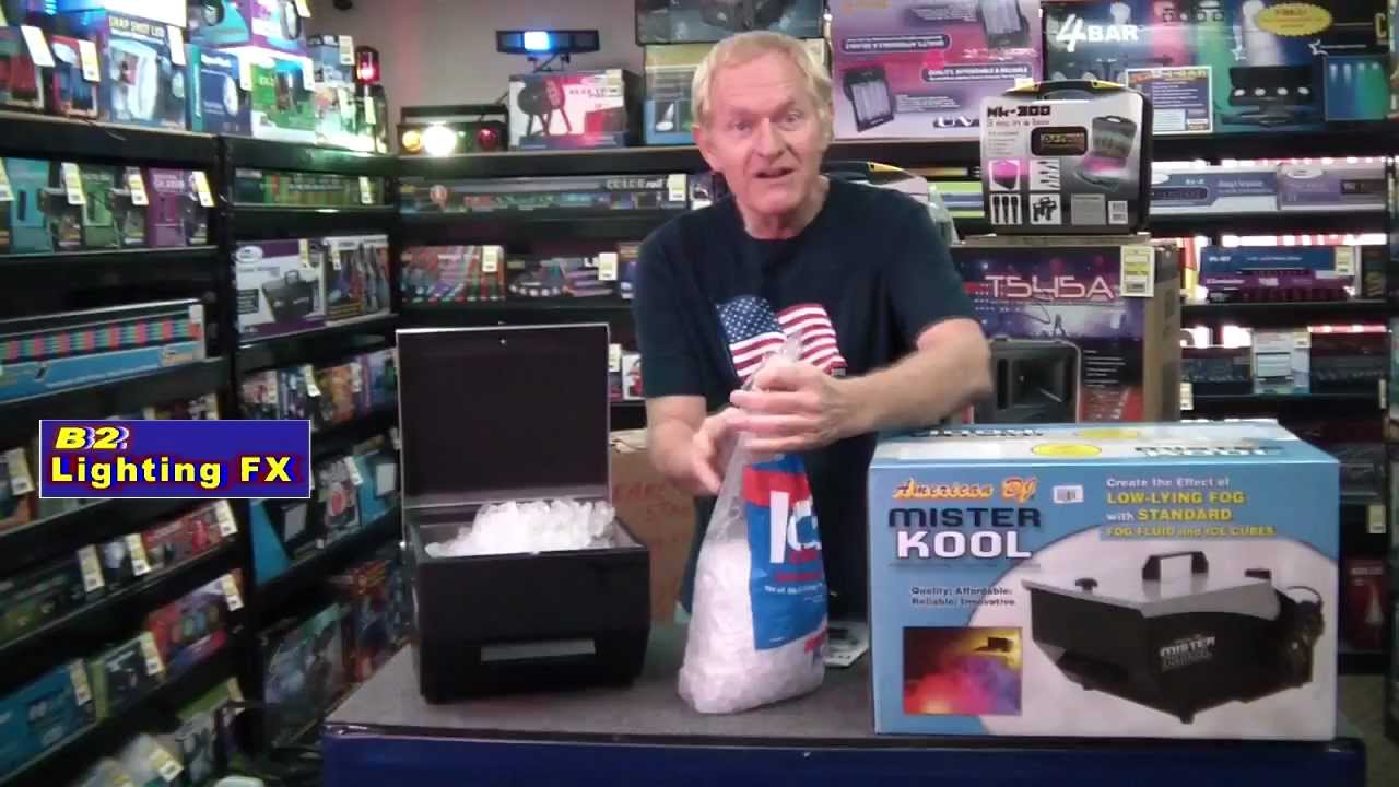 Review American DJ Mister Kool Low Lying Fog Machine cool dj fogger effect