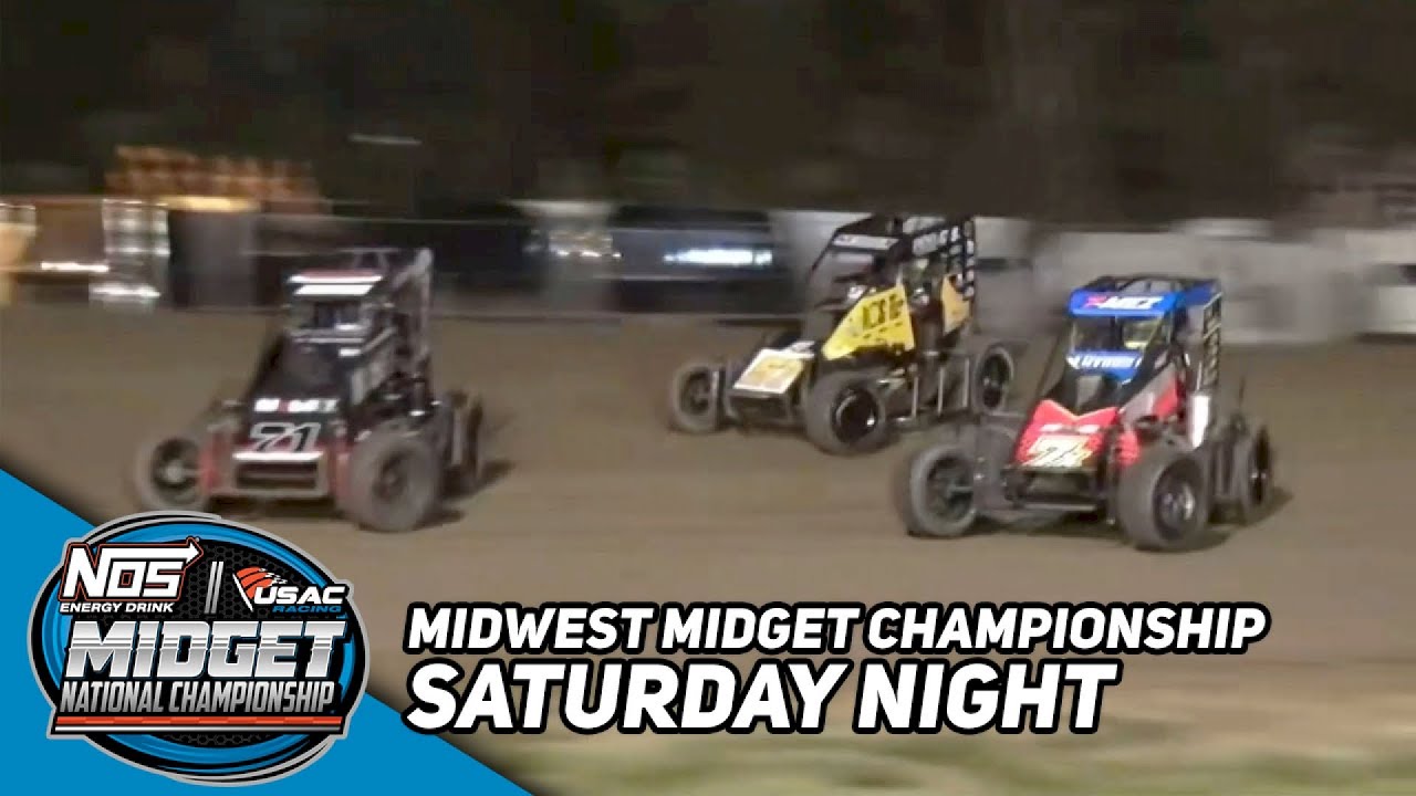 HIGHLIGHTS: USAC NOS Energy Drink National Midgets | Jefferson County Speedway | July 15, 2023