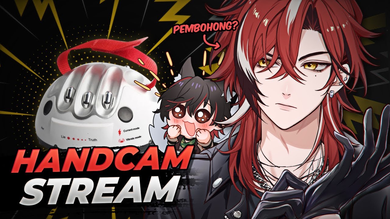 【HANDCAM】VTuber Mencoba Tes Kejujuran dengan Alat Setrum Lie Detector! ft. @gingehenna