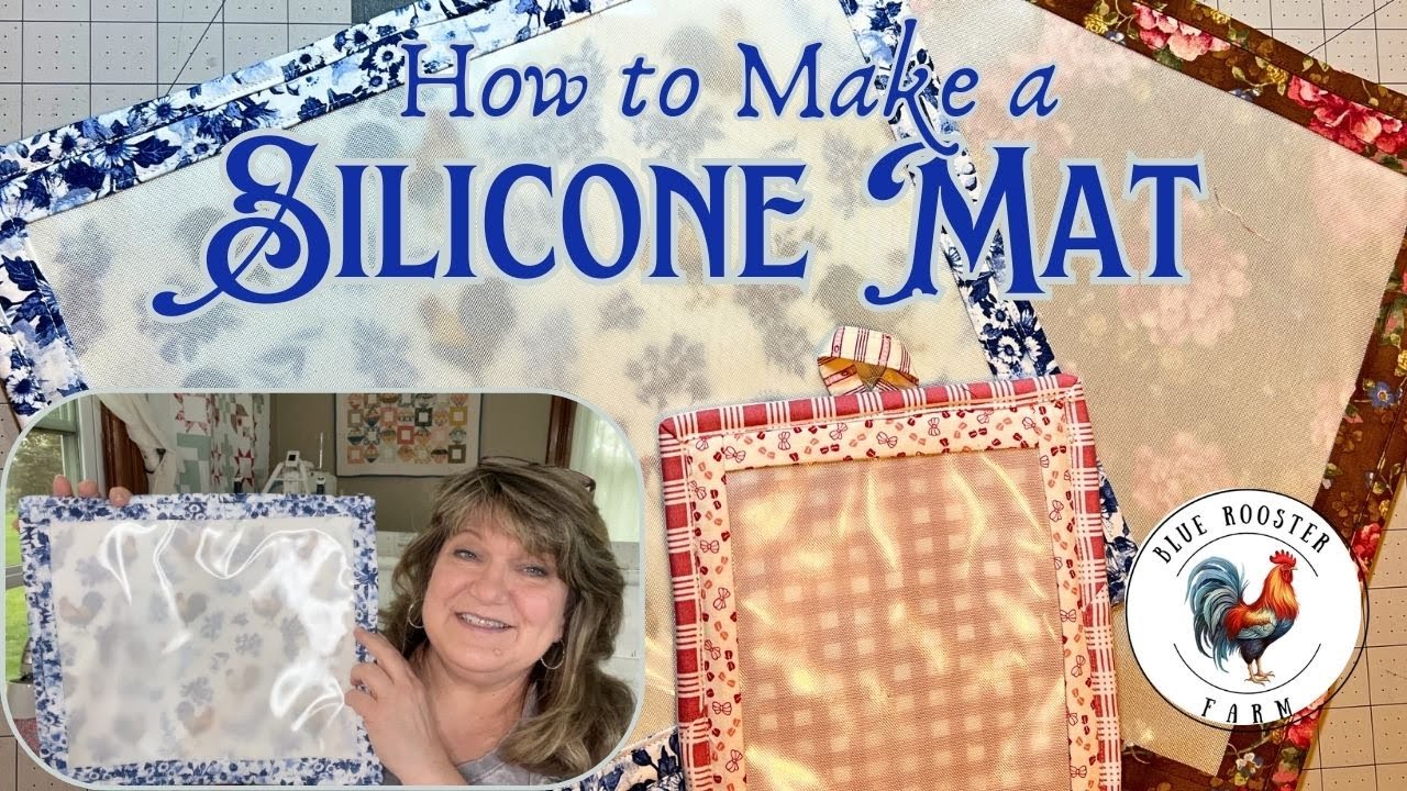 How to Make a Quilted Silicone Mat\Large Hot Pad\Quick & Easy\Beginner Friendly Tutorial\Placemat