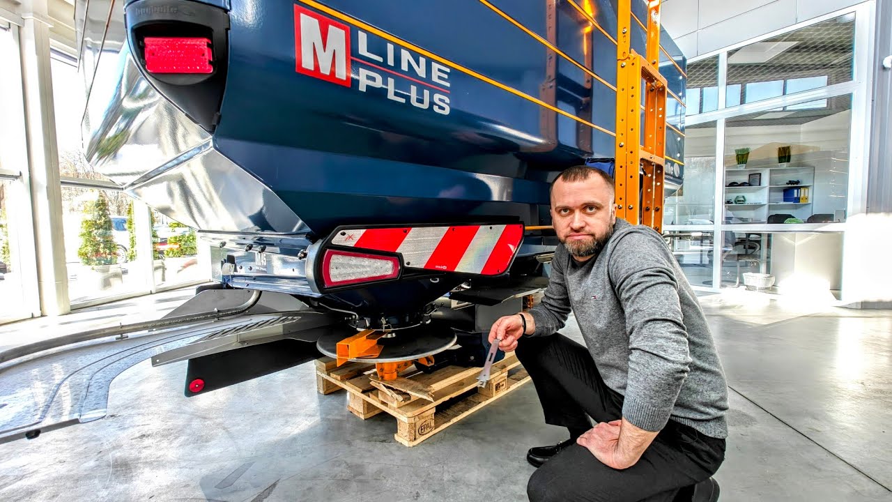 Найбільший розкидач добрив Bogballe M45 вже в Україні! Самий точний і економний☝️