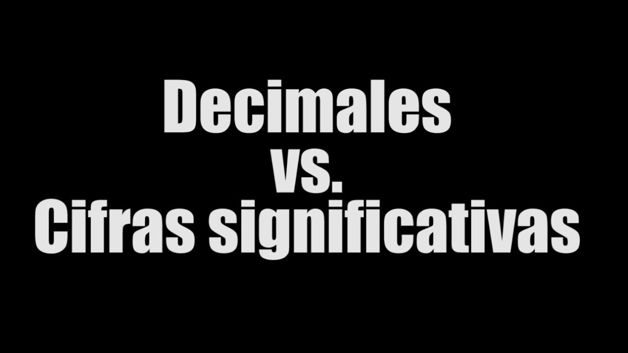 Redondeo a cifras significativas