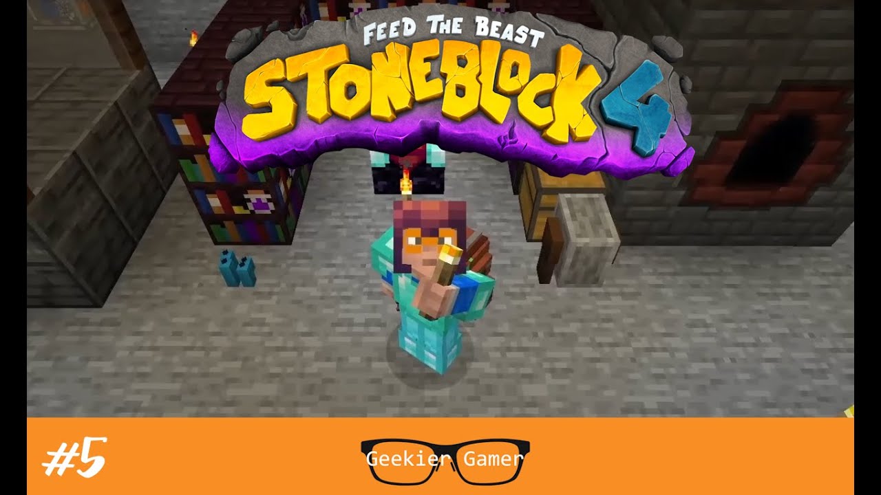 Stoneblock 4 Ep5 | Echo Shard Hunt, Apotheosis Enchanting, and Ghast tear hunt