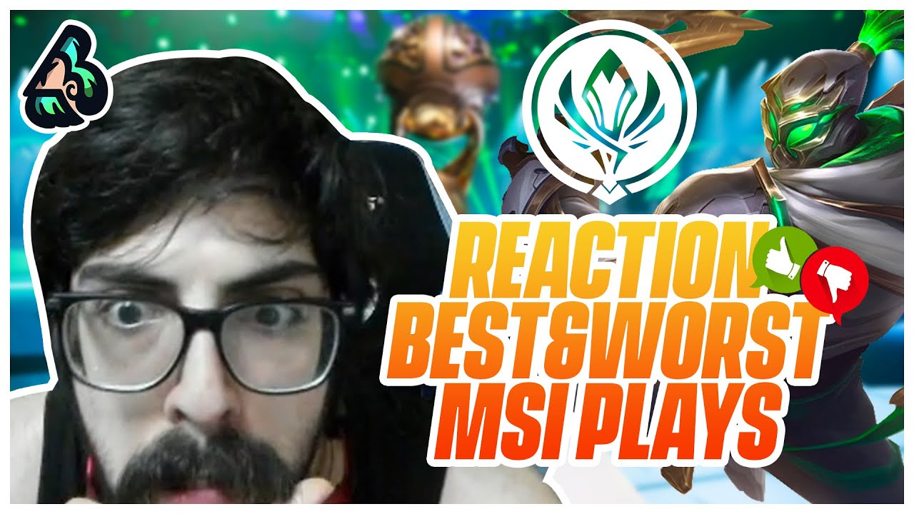 REACTION BEST&WORST MSI PLAYS | Brizz