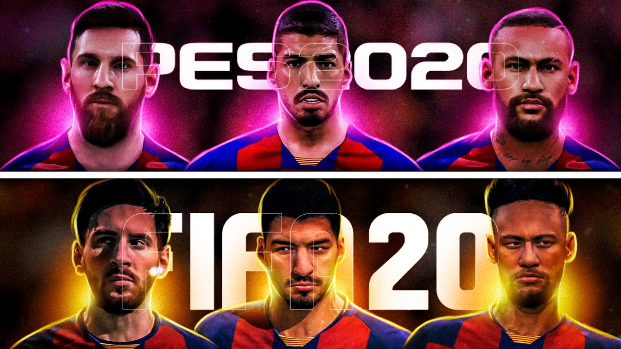 TRIO MSN É MELHOR NO FIFA OU NO PES!? FIFA X PES EXPERIMENTO!