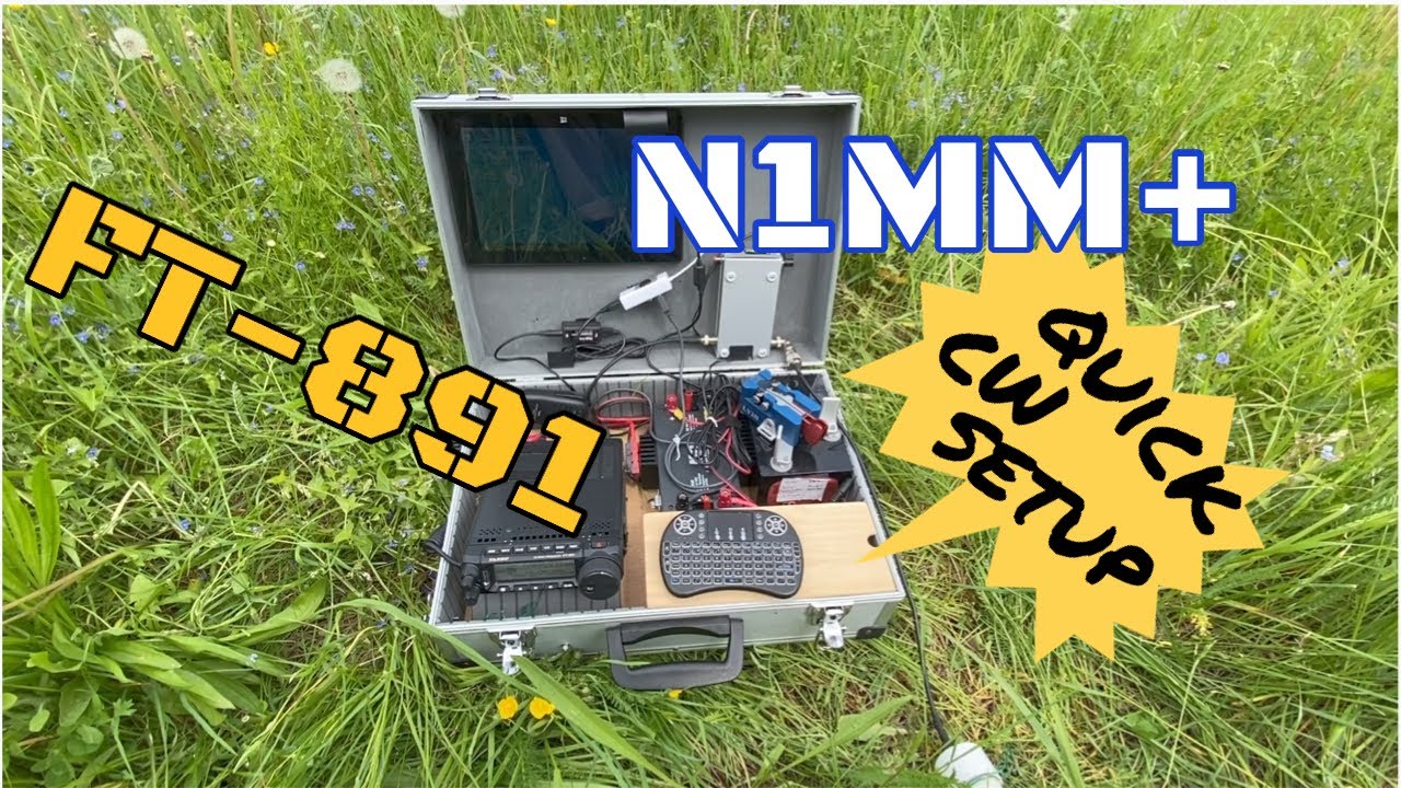 How to quickly set up N1MM+ logger and FT-891 transceiver for CW work