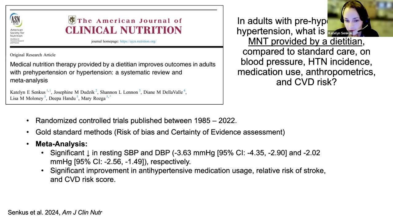 HTN Roundtable, Medical Nutrition Therapy for Managing Adult Hypertension Fireside Chat