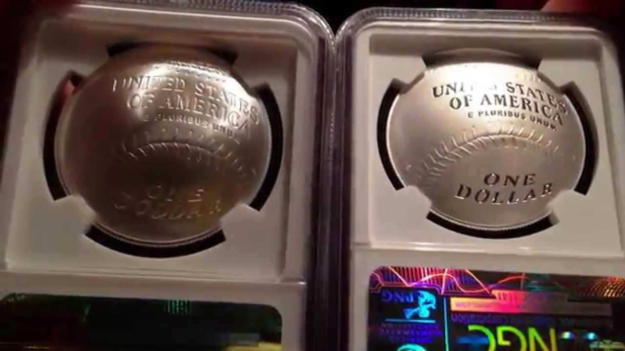 2014-P Baseball Hall of Fame Silver Dollar - Proof and Uncirculated NGC 70 coin review