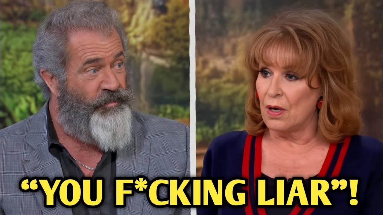 “Mel Gibson SHOCKS The View! Tense Clash With Joy Behar Leaves Audience Speechless” 😳🔥