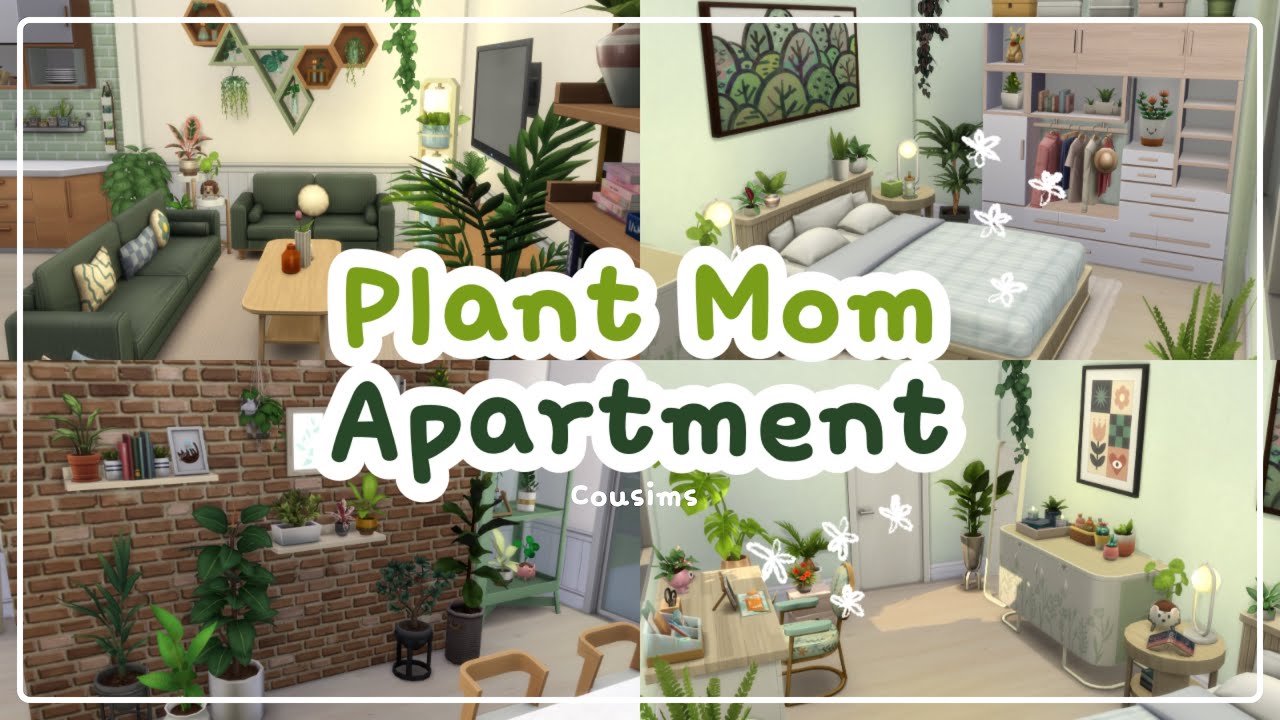 Plant Mom Apartment🌱🪴🌿 | The Sims 4 Speed Build | Jojo´s Creation🩵
