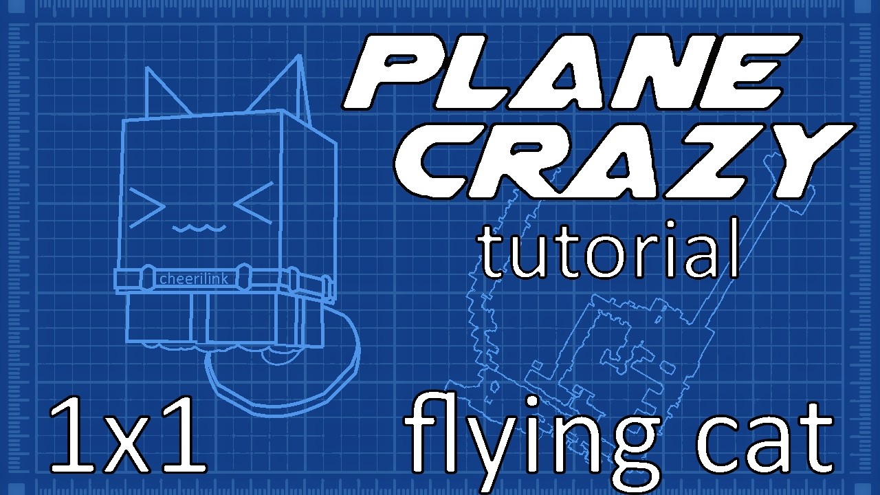 1x1 flying cat tutorial | Roblox Plane Crazy