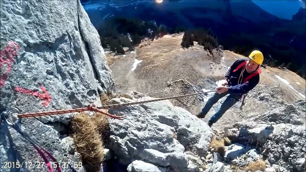 Abseilpiste Rote Flüh im Tannheimer Tal