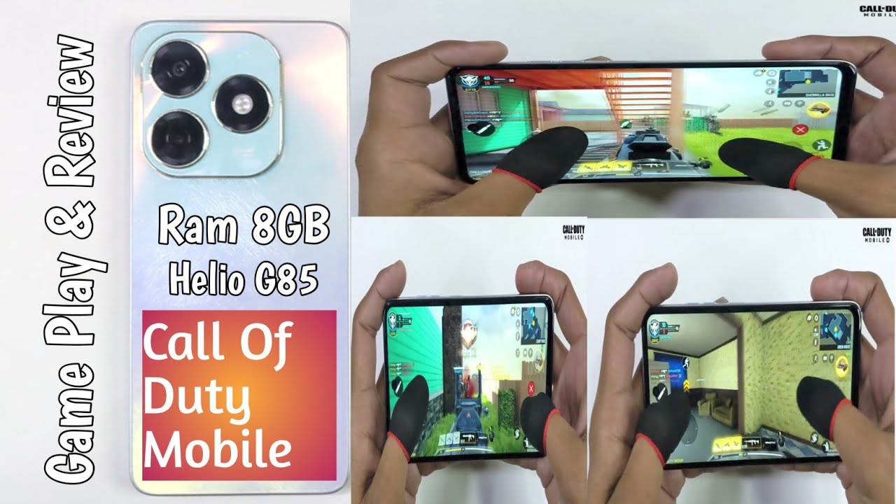 Tecno Spark 20 Game Play & Review | Call Of Duty Mobile, Graphic Test, Helio G85, 2.0Ghz Octa-Core