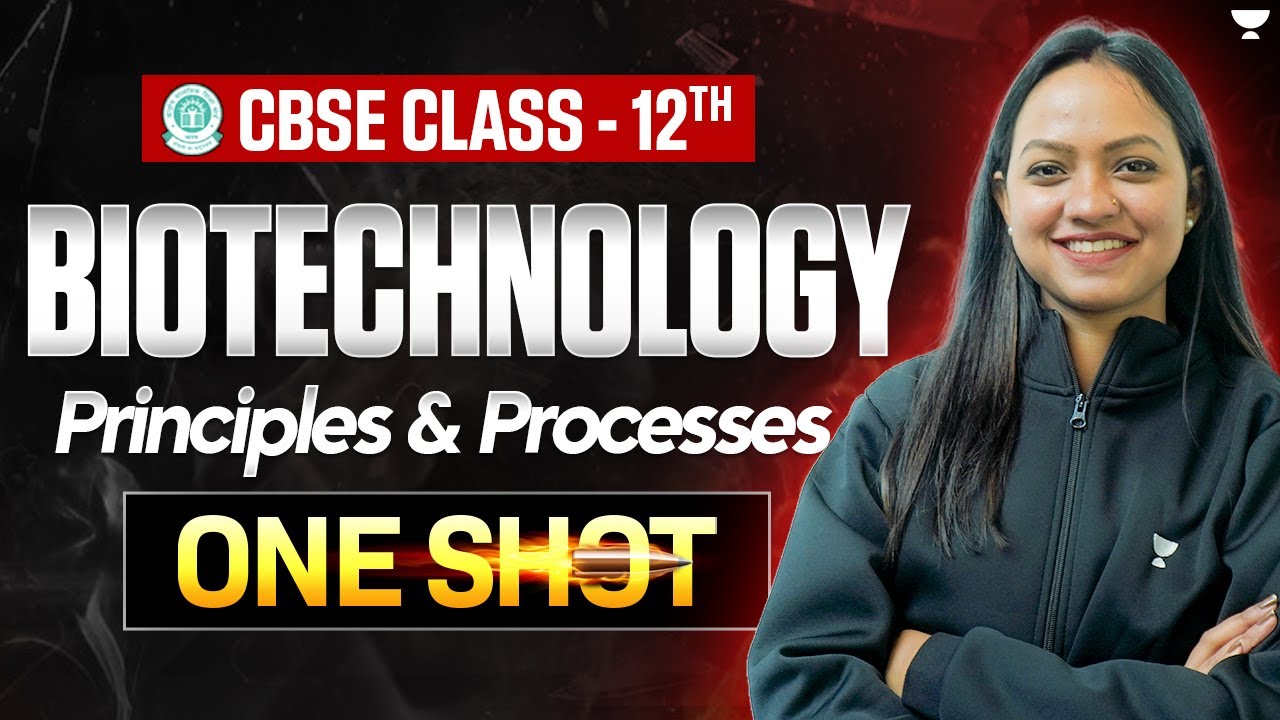 Biotechnology Principles & Processes: ONE SHOT | Class 12 Biology | CBSE Boards 2026 | Pallavi Ma'am