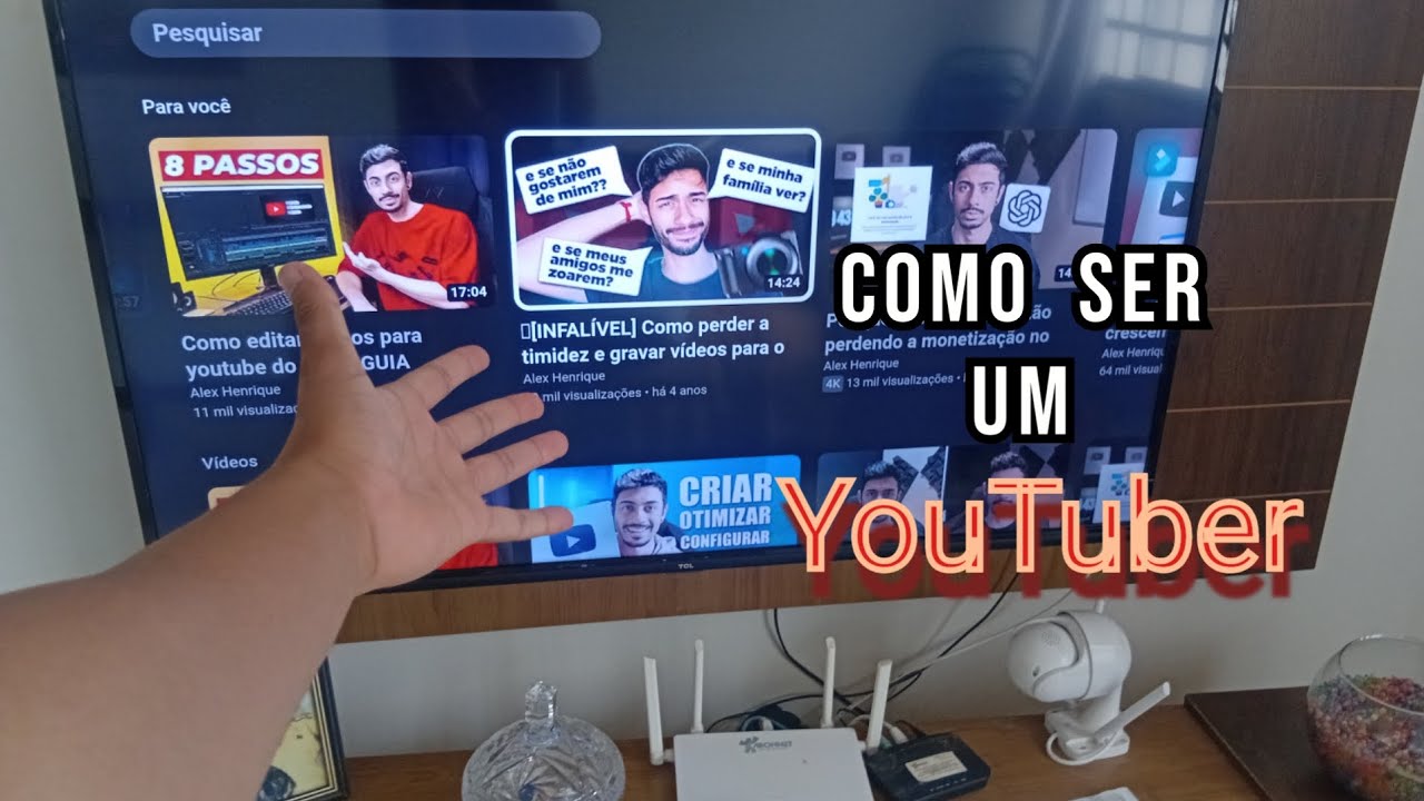 EU ESTOU ESTUDANDO PARA SER UM YOUTUBER