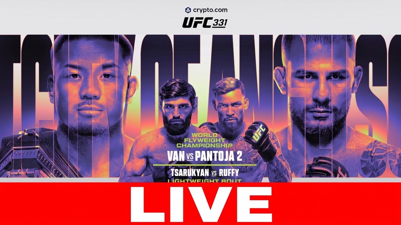 UFC 331: Joshua Van vs Alexandre Pantoja  | LIVE STREAM / Live Coverage