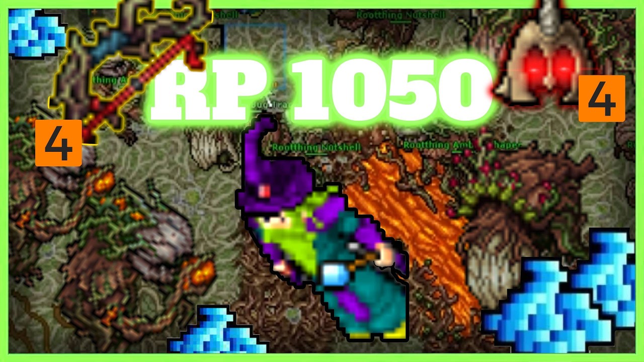 Tibia 1000+ RP - Rootthings/Rootlings Hunt - Project 1200