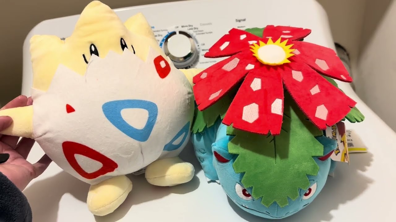 pokemon plush haul from christmas
