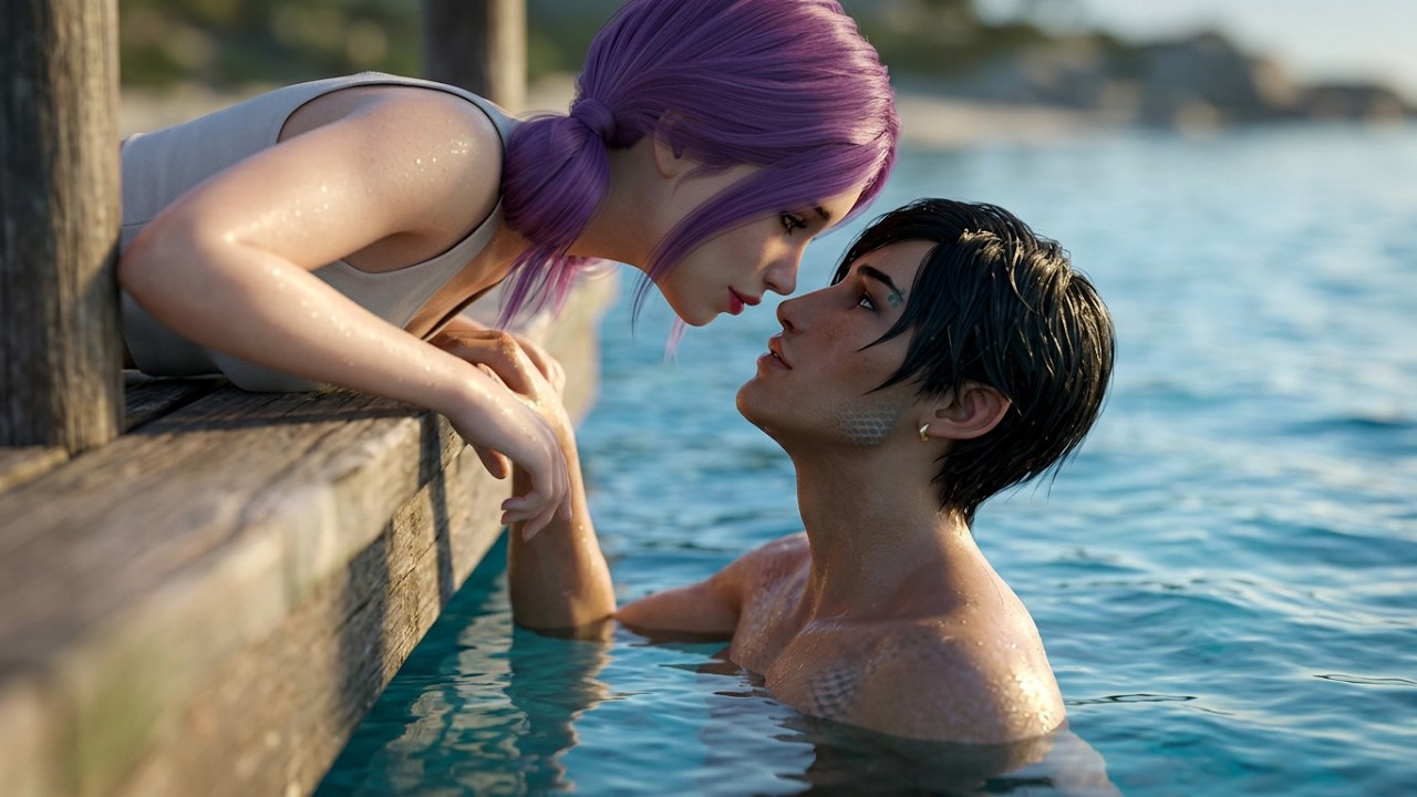 A MERMAN BOY🧜‍♂️ | SIMS 4 LOVE STORY