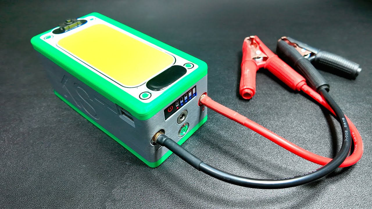 DIY Автостартер, Павербанк и LED-Фонарь 3-в-1