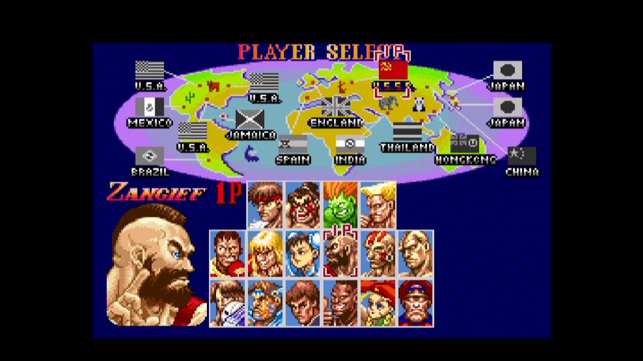 スーパーストリートファイター2(SFC)　Lv8負け無しクリア　ザンギエフ