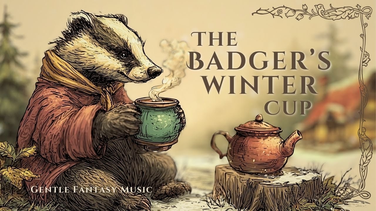 The Badger’s Winter Tea – Relaxing Fantasy Ambience & Gentle Medieval Music