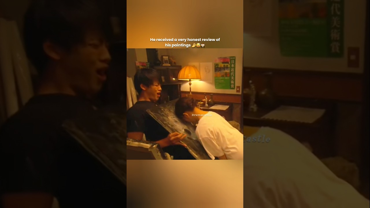 She gave him a very honest review 🙈😅🤪 #kdrama #jdrama #japanese #funny #love #shorts