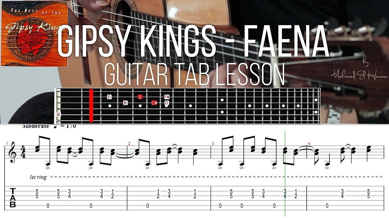 Gipsy Kings - Faena Guitar Lesson Tab