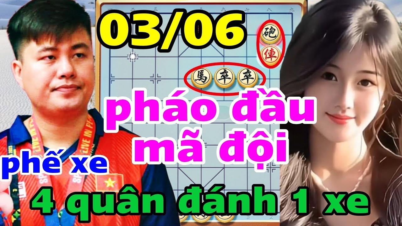{CỜ TƯỚNG} LẠI LÝ HUYNH với 3 ván cờ phá pháo đầu mã đội