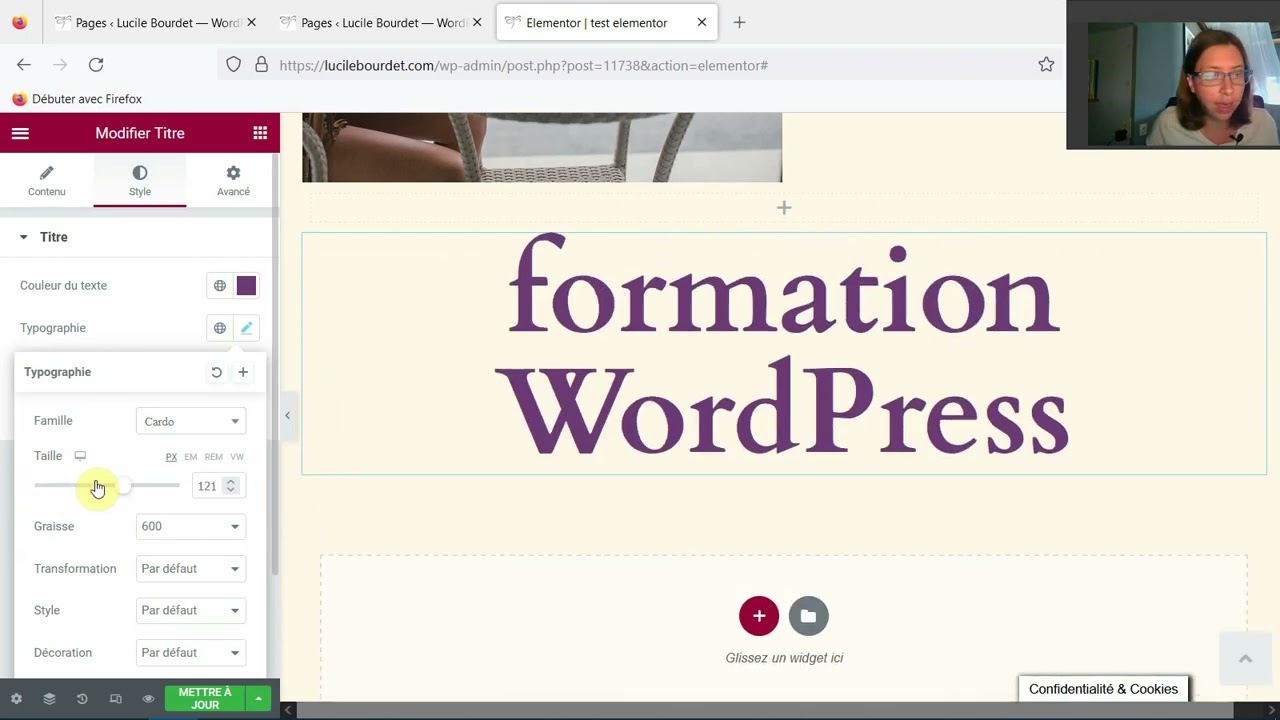 Tuto - Comment créer une section, importer des images sur Elementor ?