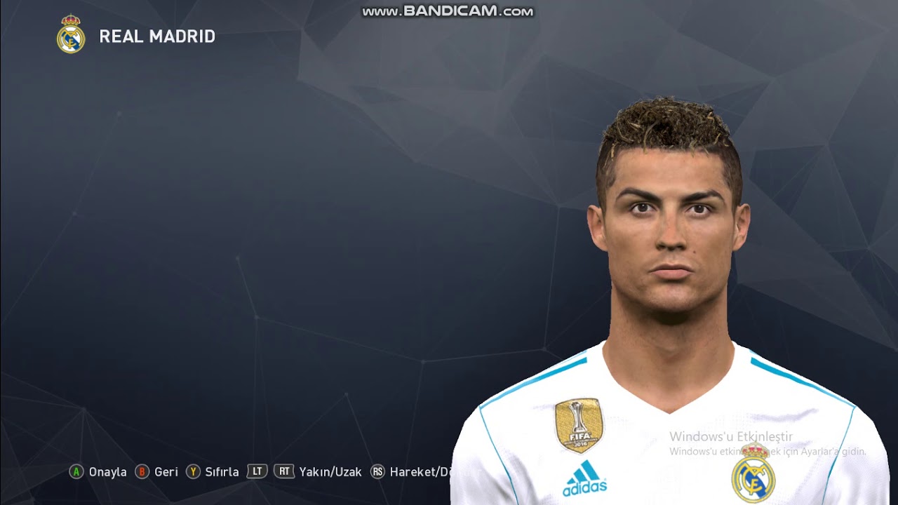 Pes 2017 C.Ronaldo New Face Hair 2018