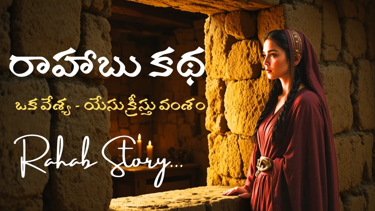 రాహాబు కథ - వేశ్య నుండి యేసు పూర్వీకురాలు 😢🙏 | Rahab Story Telugu | Women of Faith |  Bible Stories 