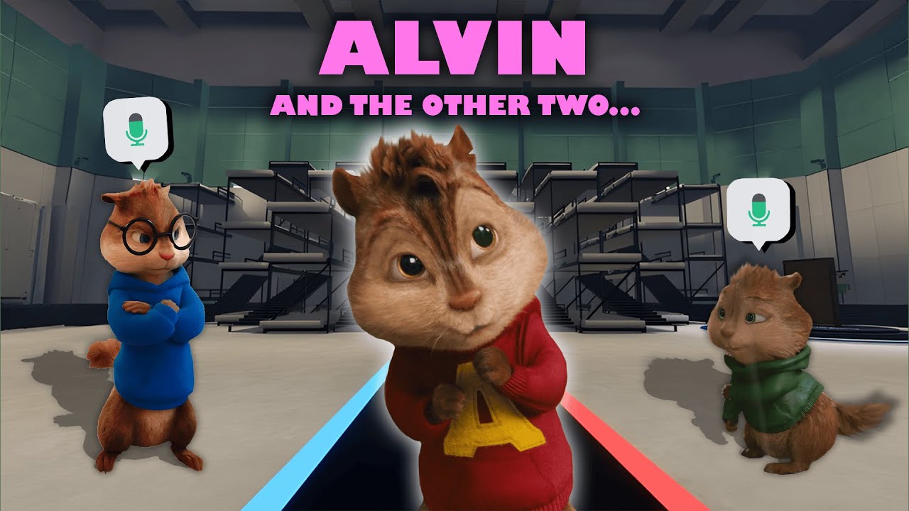 ALVIN and the CHIPMUNKS TWERKING on ROBLOX VOICE CHAT