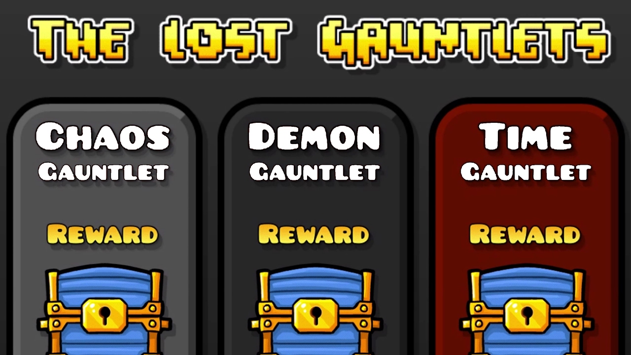 ALL GAUNTLET REWARDS REVEALED 【GEOMETRY DASH 2.1】