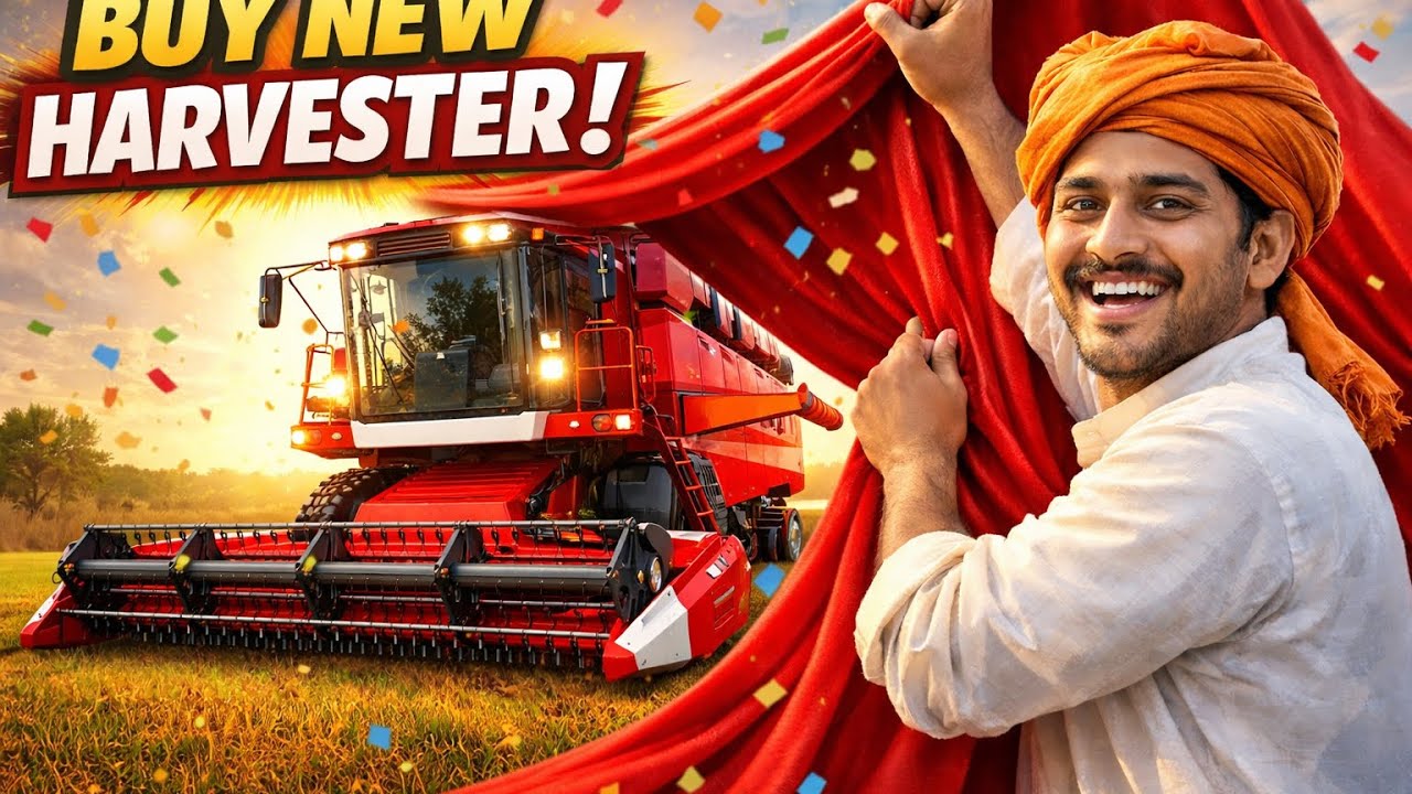 Fastest Harvest Ever 😍 | New Harvester = Paisa Hi Paisa 💰🔥 FS23#FS23#farmingHindi gameplay