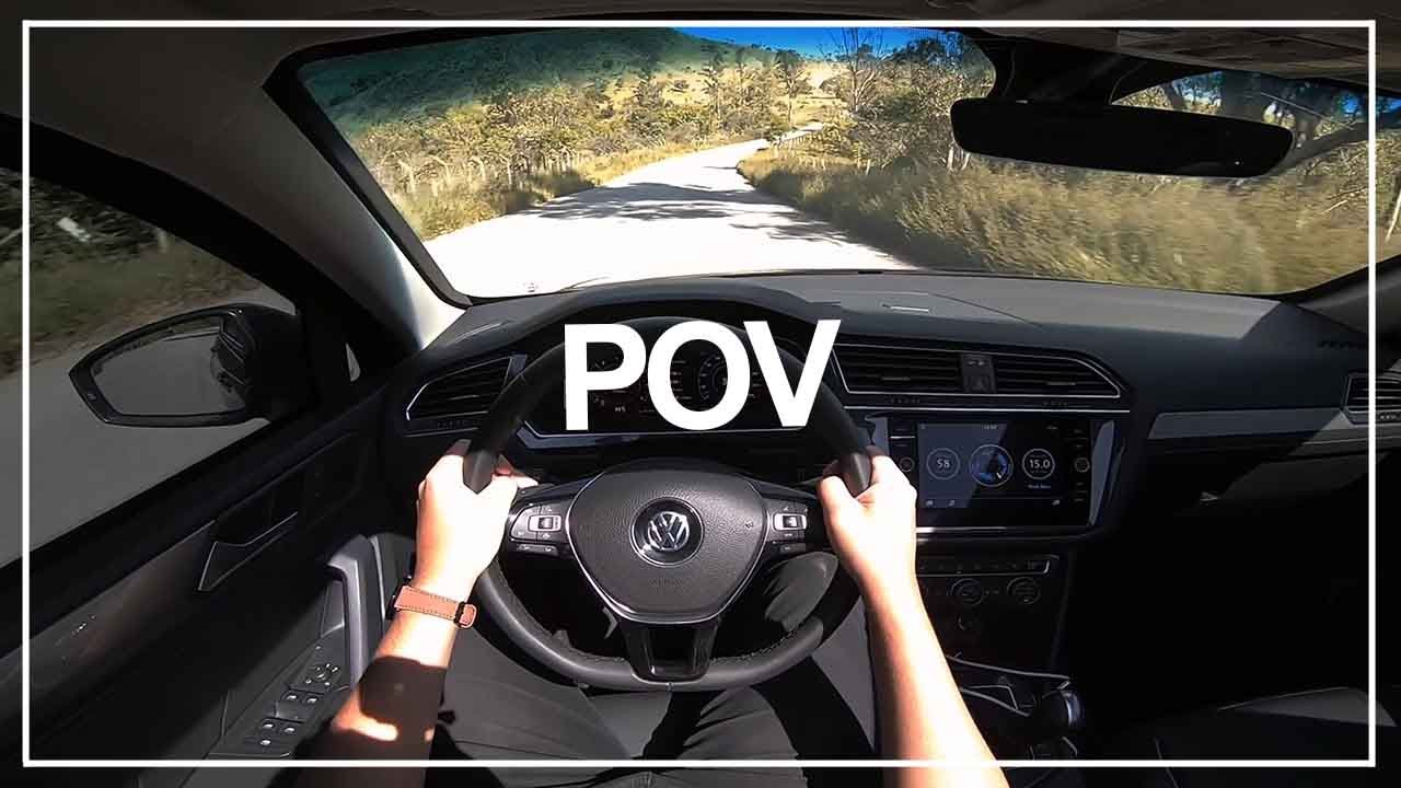 VW TIGUAN 250 TSI COMFORTLINE 2020 na ESTRADA - POV