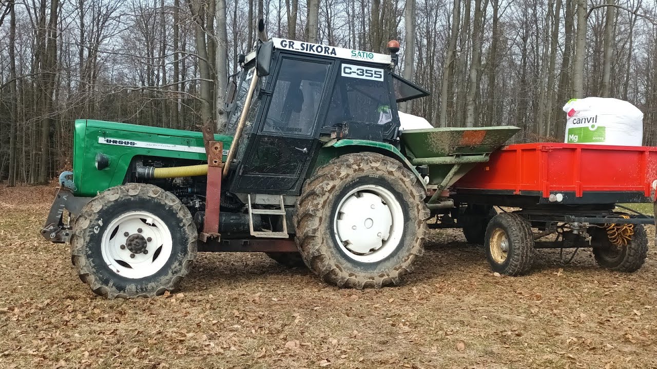 Czy Ursus 360 4x4 Turbo poradzi sobie z nawozami w podmokłym terenie???