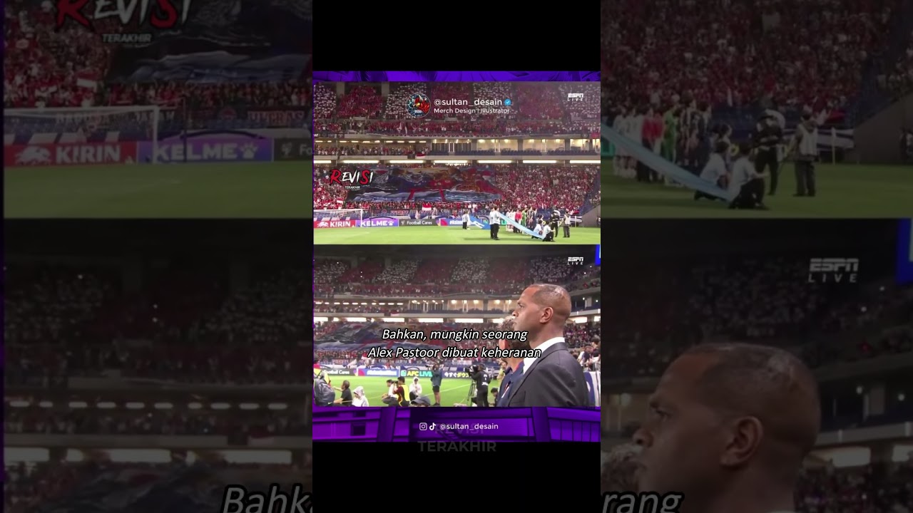 Gimana bisa ada tifo Timnas Indonesia di kandang lawan? 🔥
