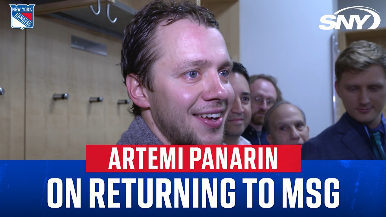 Артемий Панарин о «эмоциональном» возвращении в Мэдисон-сквер-гарден.