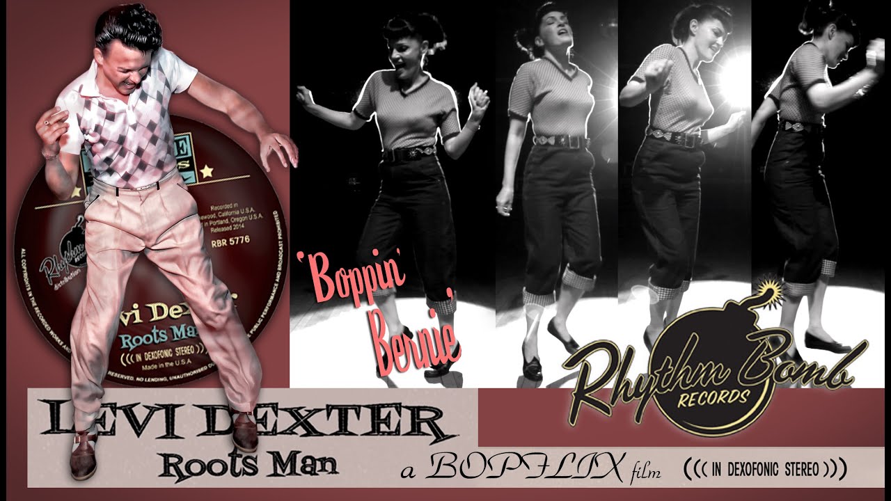 Levi Dexter ft. Bernie Dexter 'Boppin' Bernie' RHYTHM BOMB RECORDS (official music video) BOPFLIX