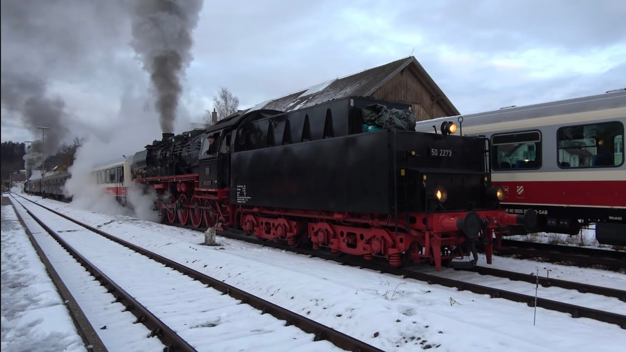 EFZ Dreikönigsdampf 2025 von Rottweil nach Münsingen und zurück mit 52 7596, 50 2273 und NE81 Teil 4