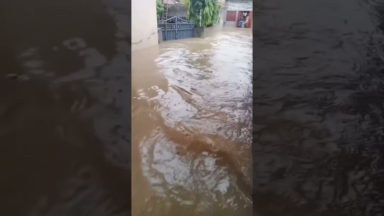 🚨 Massive Flood Caught on Camera! 😱 #Flood #FlashFlood #Disaster #shorts