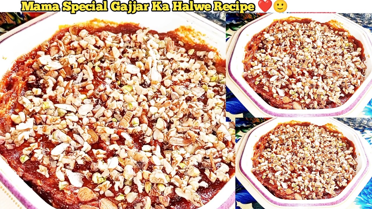 ||Meri Mama K Hath Ki Special Gajjar K Halwe Ki Recipe|| Step By Step Recipe Follow Kren||