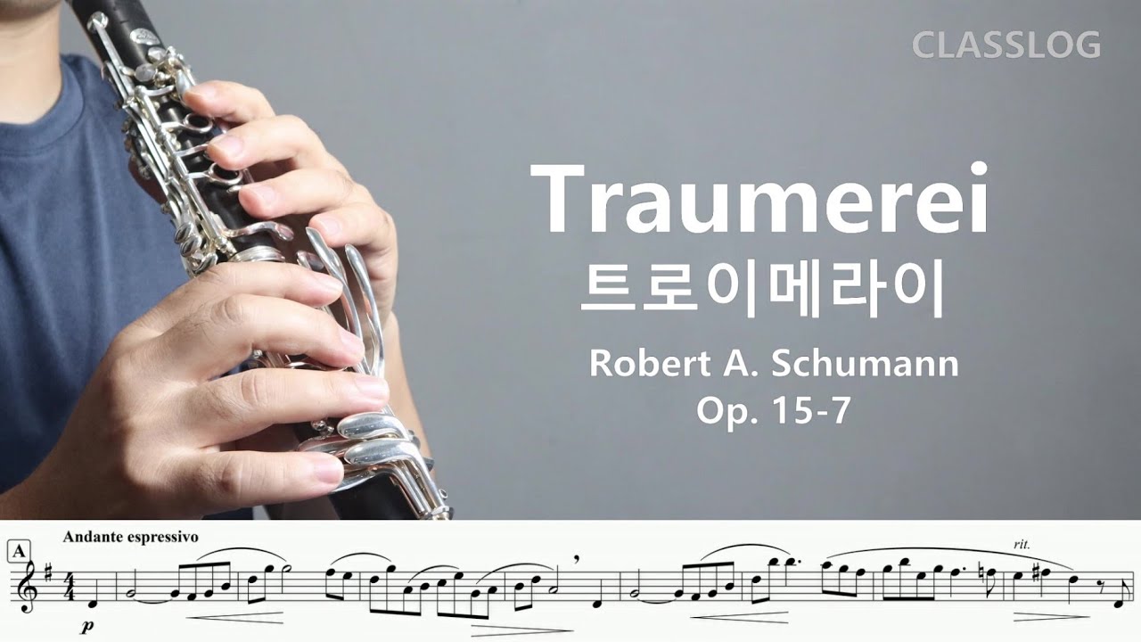 트로이메라이 슈만 클라리넷 Traumerei Schumann Op.15-7 (Clarinet) 릴렉스 감성 수면