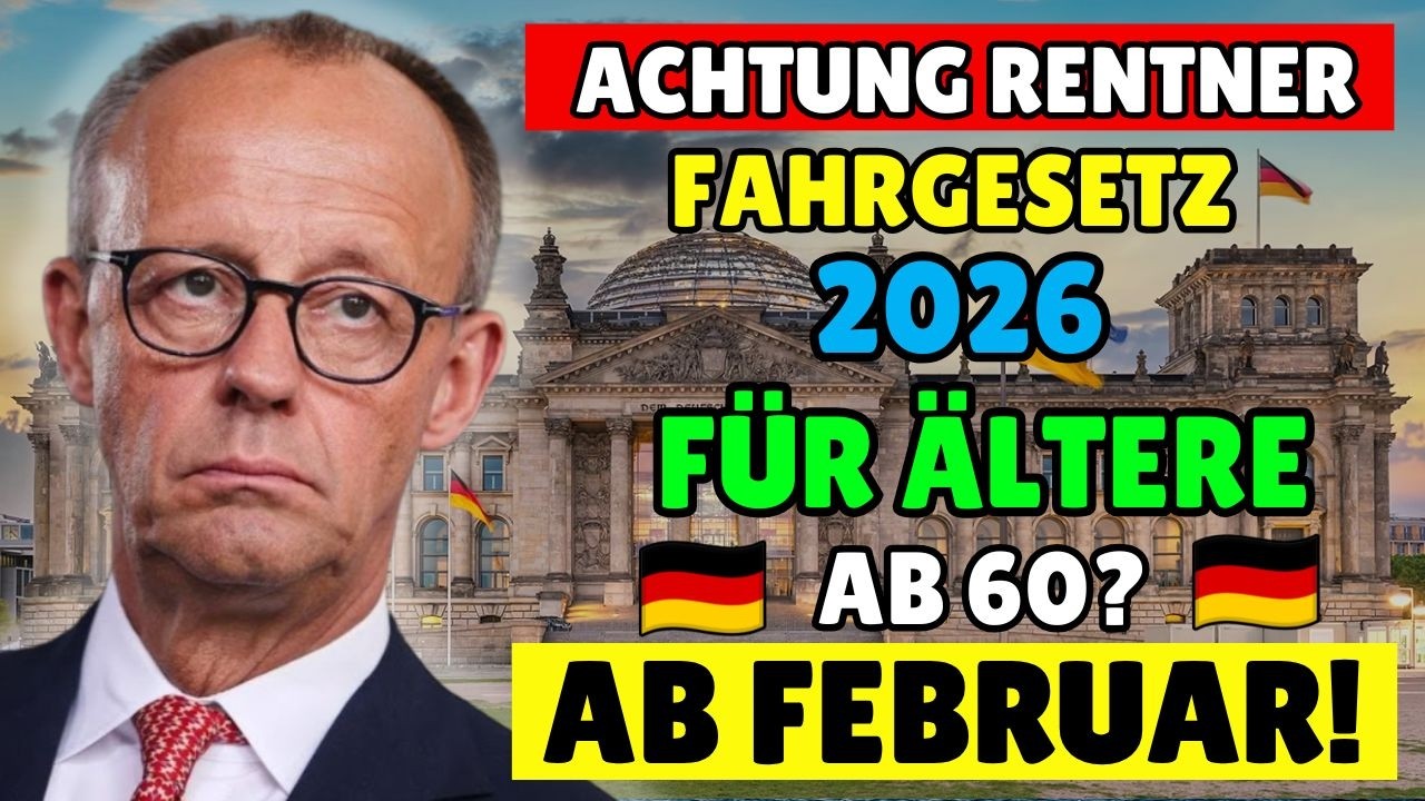 💥 Neues Fahrgesetz 2026 Wichtige Änderungen für Senioren ab Februar