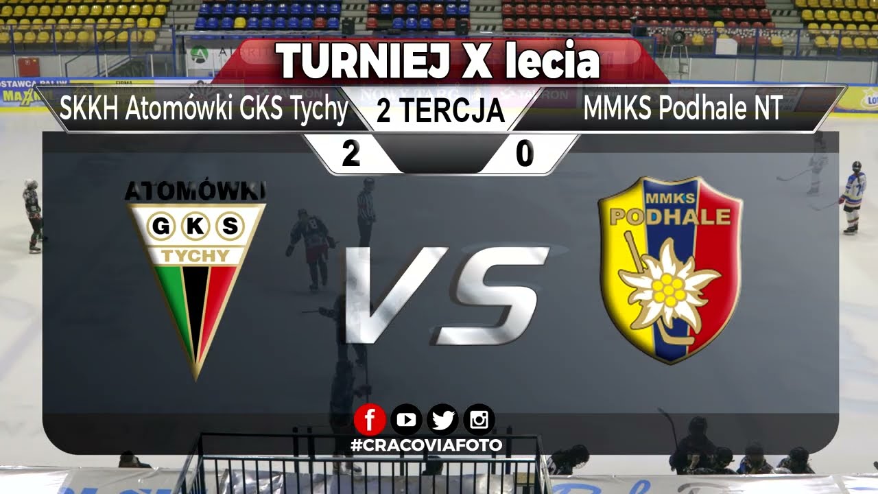 2.04.22 SKKH Atom&oacute;wki vs MMKS Podhale NT 2 tercja meczu turniej X lecia - CracoviaFOTO