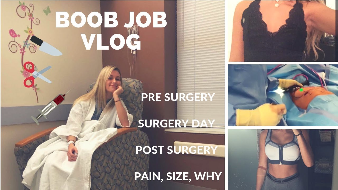 BREAST AUGMENTATION VLOG Surgery day, Day 1-7, Size, Pain